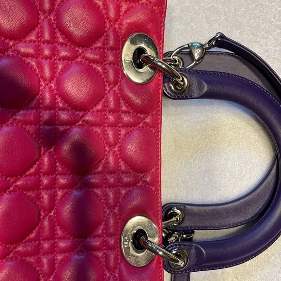 Dior Tri color Cannage Crossbody Satchel - Picture 5 of 13